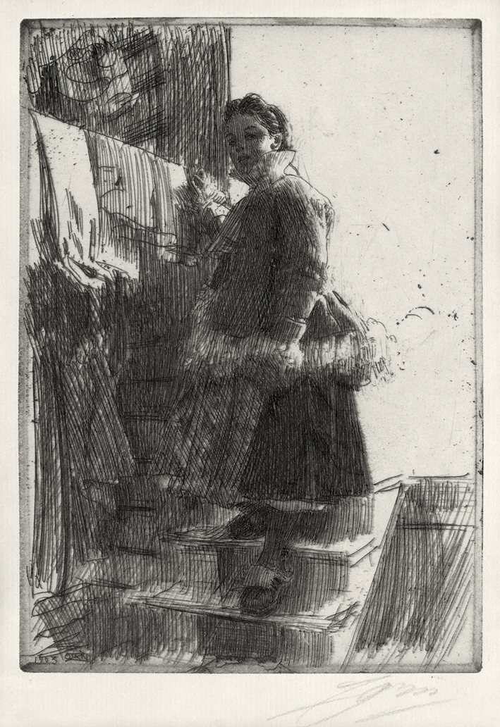  安德斯·莱奥纳德·佐恩 Anders Leonard Zorn —— 佐恩(素描) (34)